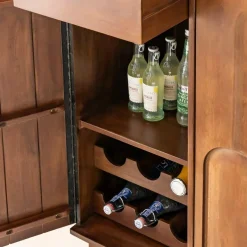 Meuble Bar<Made in Meubles Meuble bar en bois de manguier Elio