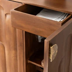 Meuble Bar<Made in Meubles Meuble bar en bois de manguier Elio