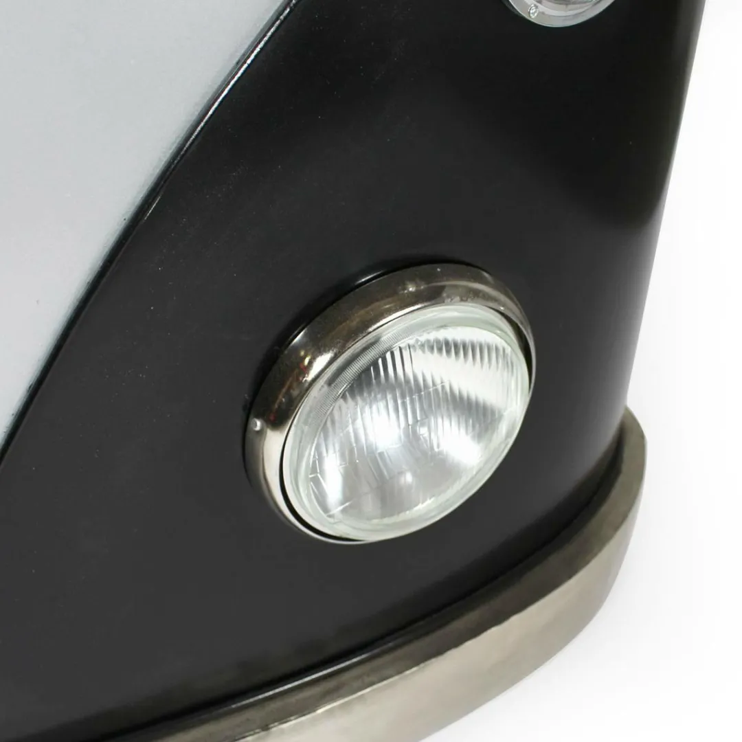 Meuble Bar<Made in Meubles Meuble bar noir avec plateau en bois de manguier Combi