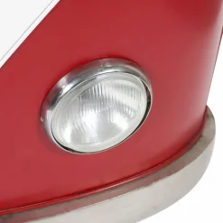 Meuble Bar<Made in Meubles Meuble bar rouge avec plateau en bois de manguier Combi