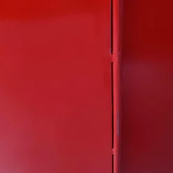 Meuble Bar<Made in Meubles Meuble bar rouge avec plateau en bois de manguier Combi