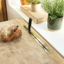 Ilot Central<Made in Meubles Meuble bas cuisine en bois recyclé Garance