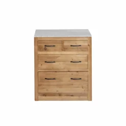 Meuble Bas<Made in Meubles Meuble bas de cuisine 4 tiroirs Epure