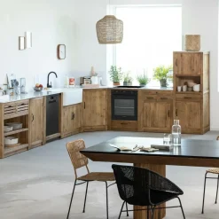 Meuble Bas<Made in Meubles Meuble bas de cuisine pour four et plaques de cuisson Epure