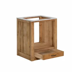 Meuble Bas<Made in Meubles Meuble bas de cuisine pour four et plaques de cuisson Epure