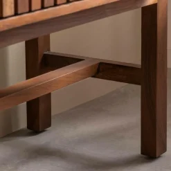 Meuble Sous Vasque<Made in Meubles Meuble sous vasque 2 portes en bois d'acacia et terrazzo Kaelis