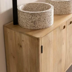 Meuble Sous Vasque<Made in Meubles Meuble sous vasque en bois de manguier Rowene