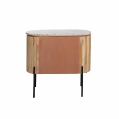 Meuble Sous Vasque<Made in Meubles Meuble sous vasque en bois de manguier et terrazzo Lou