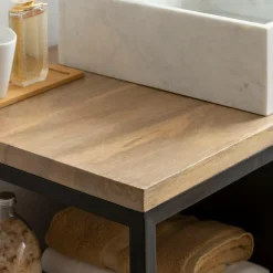 Meuble Sous Vasque<Made in Meubles Meuble sous vasque en bois de manguier Sol