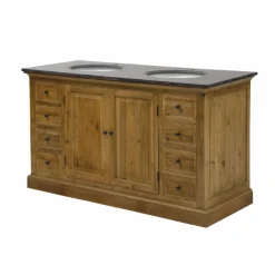 Meuble Sous Vasque<Made in Meubles Meuble sous vasque en bois recyclé Ambre