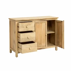 Meuble Sous Vasque<Made in Meubles Meuble sous vasque en bois de manguier blanchi Ronan