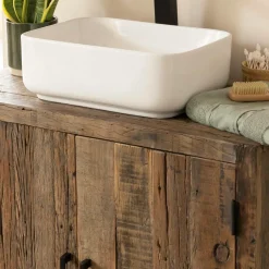 Meuble Sous Vasque<Made in Meubles Meuble sous vasque en bois recyclé Adrienne