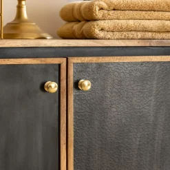 Meuble Sous Vasque<Made in Meubles Meuble sous vasque en bois de manguier Léandro