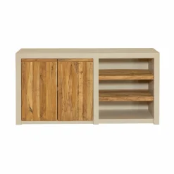 Meuble Sous Vasque<Made in Meubles Meuble sous vasque en bois effet béton et bois recyclé Dalva