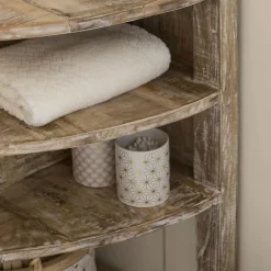 Meuble Sous Vasque<Made in Meubles Meuble sous vasque en bois de manguier blanchi Sienna