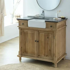 Meuble Sous Vasque<Made in Meubles Meuble sous vasque en bois recyclé Paz