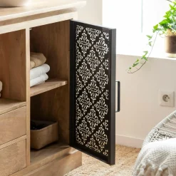 Meuble Sous Vasque<Made in Meubles Meuble sous vasque en bois de manguier Sahara