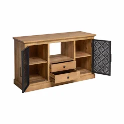 Meuble Sous Vasque<Made in Meubles Meuble sous vasque en bois de manguier Sahara