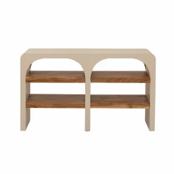 Meuble Sous Vasque<Made in Meubles Meuble sous vasque en bois effet béton et bois d'acacia Dalva