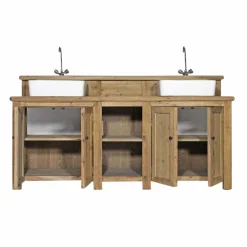 Meuble Sous Vasque<Made in Meubles Meuble sous vasque en bois recyclé Cassandre