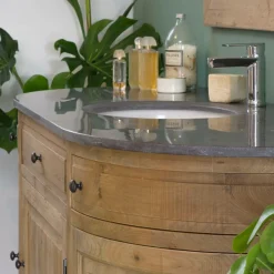 Meuble Sous Vasque<Made in Meubles Meuble sous vasque en bois recyclé Livio