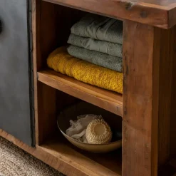 Meuble Sous Vasque<Made in Meubles Meuble sous vasque en bois recyclé Hector