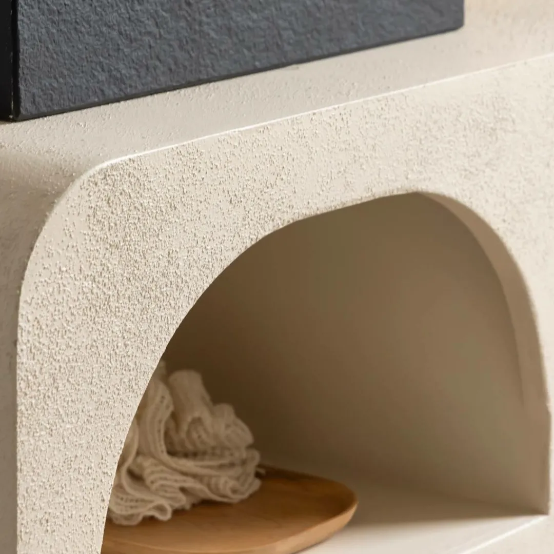 Buffet|Meuble Sous Vasque<Made in Meubles Meuble sous vasque en bois effet béton et bois d'acacia Dalva