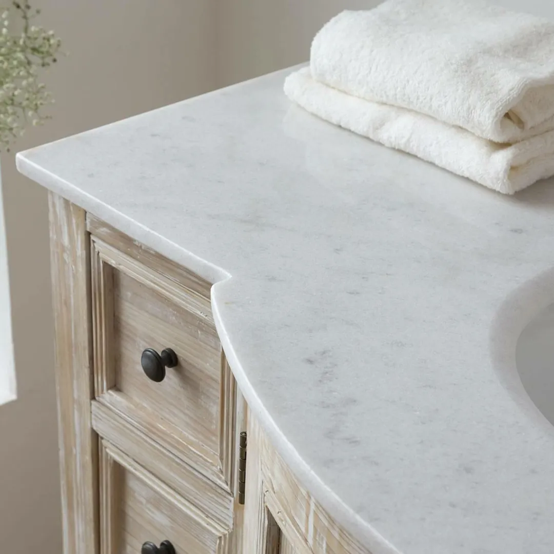 Meuble Sous Vasque<Made in Meubles Meuble sous vasque en pin recyclé Octavie