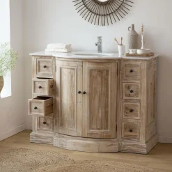 Meuble Sous Vasque<Made in Meubles Meuble sous vasque en pin recyclé Octavie