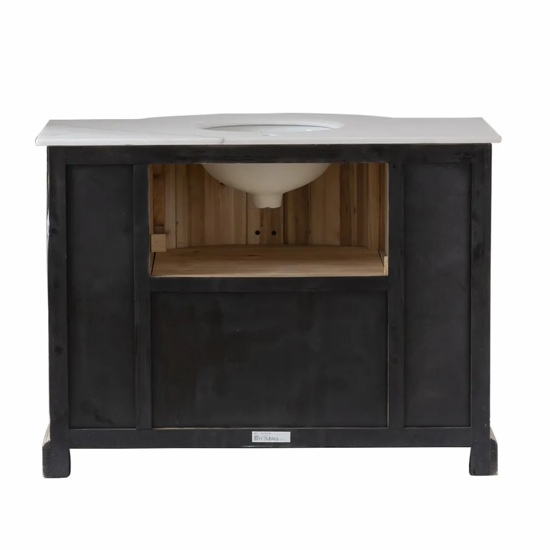 Meuble Sous Vasque<Made in Meubles Meuble sous vasque en pin recyclé Octavie