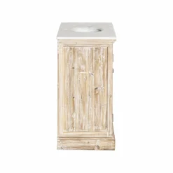 Meuble Sous Vasque<Made in Meubles Meuble sous vasque en pin recyclé blanchi Gemma