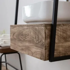 Meuble Sous Vasque<Made in Meubles Meuble sous vasque suspendu 1 vasque Amal