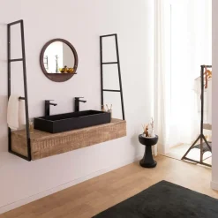 Meuble Sous Vasque<Made in Meubles Meuble sous vasque suspendu Amal