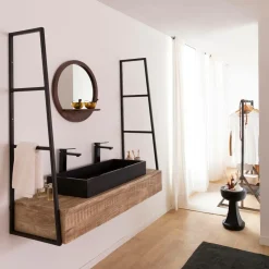 Meuble Sous Vasque<Made in Meubles Meuble sous vasque suspendu Amal