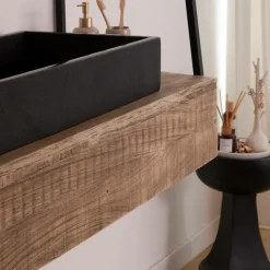 Meuble Sous Vasque<Made in Meubles Meuble sous vasque suspendu Amal