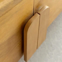 Meuble Tv<Made in Meubles Meuble TV 4 portes en bois de manguier Féodor