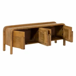 Meuble Tv<Made in Meubles Meuble TV 4 portes en bois de manguier Féodor