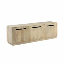 Meuble Tv<Made in Meubles Meuble TV 3 portes en bois de manguier Roni