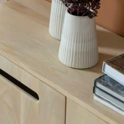 Meuble Tv<Made in Meubles Meuble TV 3 portes en bois de manguier Roni