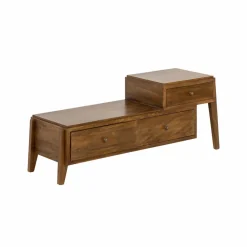 Meuble Tv<Made in Meubles Meuble TV 3 tiroirs en bois de manguier Remick