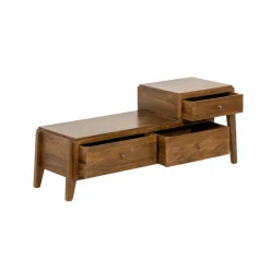 Meuble Tv<Made in Meubles Meuble TV 3 tiroirs en bois de manguier Remick