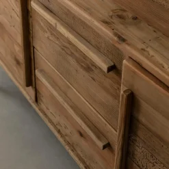 Meuble Tv<Made in Meubles Meuble TV arrondi en bois recyclé Blaise