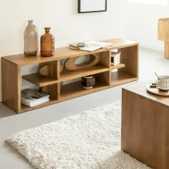 Meuble Tv<Made in Meubles Meuble TV design en bois de manguier Alwen