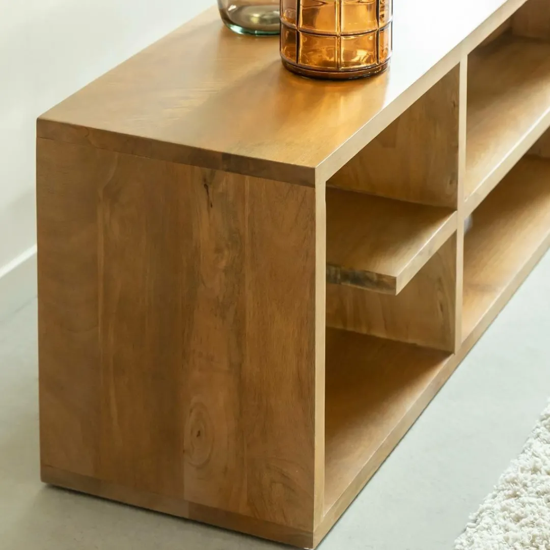 Meuble Tv<Made in Meubles Meuble TV design en bois de manguier Alwen