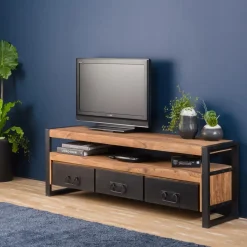 Meuble Tv<Made in Meubles Meuble TV en bois d'acacia 160 cm Havana