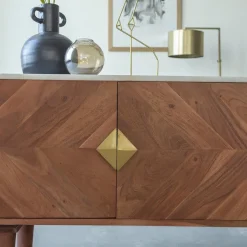 Meuble Tv<Made in Meubles Meuble TV en bois d'acacia Naxos