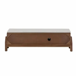 Meuble Tv<Made in Meubles Meuble TV en bois d'acacia et terrazzo Kaelis