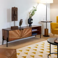 Meuble Tv<Made in Meubles Meuble TV en bois d'acacia Elvira