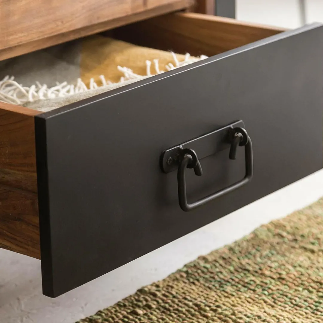 Meuble Tv<Made in Meubles Meuble TV en bois d'acacia 112 cm Havana