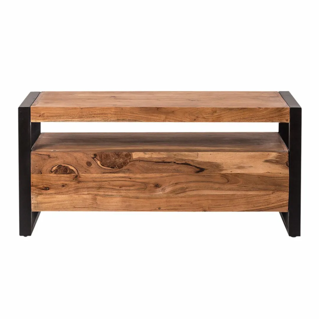 Meuble Tv<Made in Meubles Meuble TV en bois d'acacia 112 cm Havana